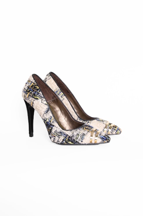 Sapatos tweed