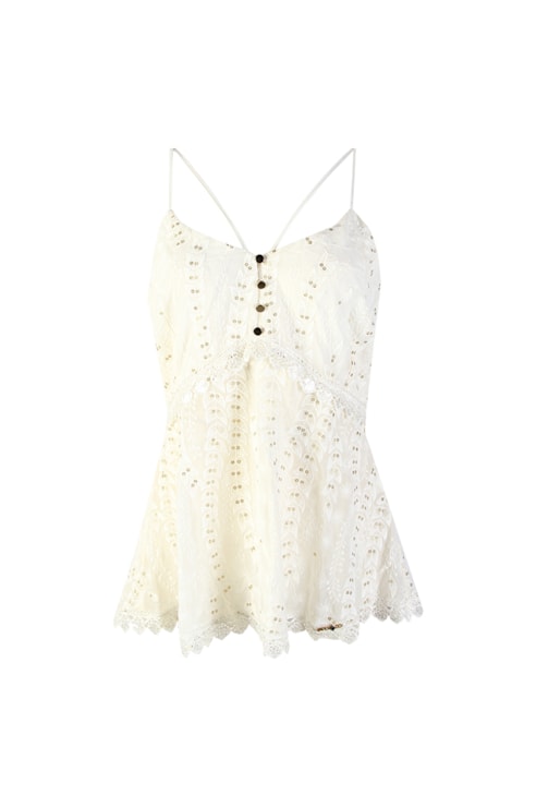 Top estampado de alças