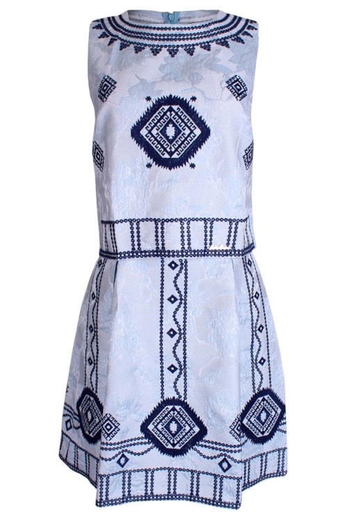 Dress with embroidery