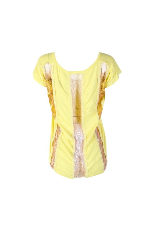 T-shirt desenhos efeito metalizado