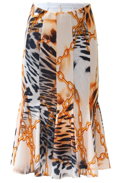 Midi Skirt With Tweezers
