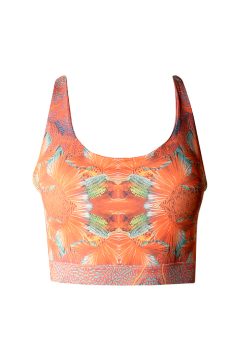 Top Cropped Costas Com Tiras