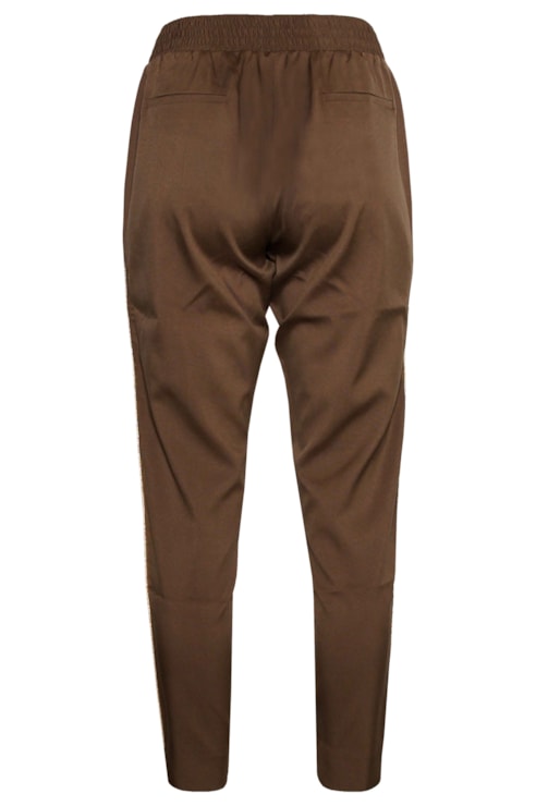 Calças Jogger Com Risca Dourada