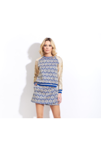 Saia calção com estampado