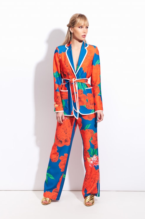 Calças estilo pijama
