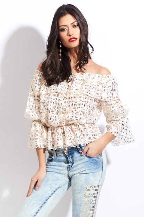 Sequin blouse 