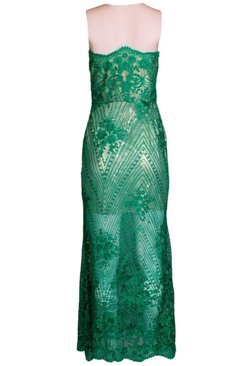 Vestido renda com tule