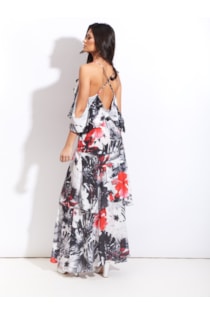 Flowy skirt with cut