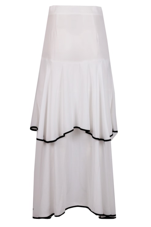 Flowy skirt with cut