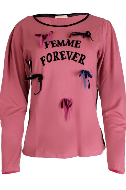 Camisola com laços