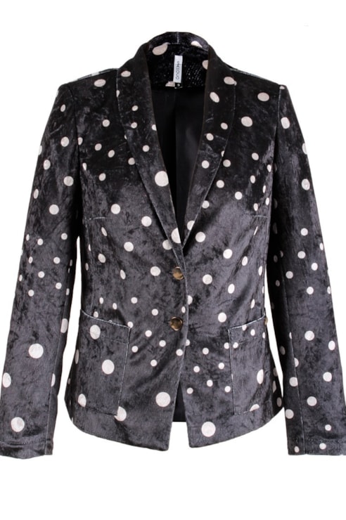 Blazer with printed