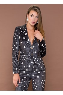 Blazer com estampado