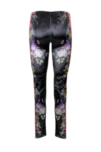 Leggings com estampado e faixa lateral
