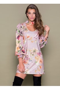 Vestido de lantejoulas cut out 