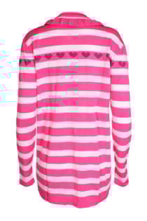 Tricot shirt with frills