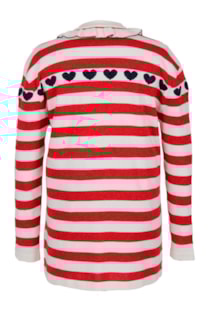 Tricot shirt with frills