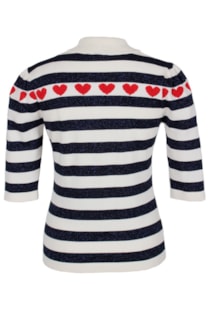 Camisola de tricot com botões