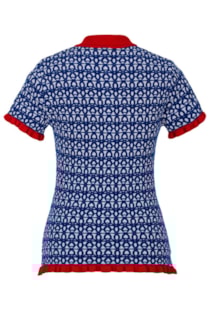 Camisola polo de tricot