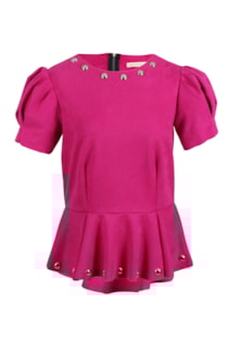 Blusa com folhos 