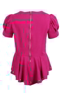 Blusa com folhos 