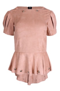 Blusa com folhos 