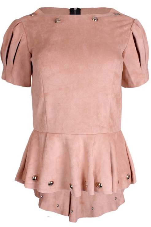 Blusa com folhos 