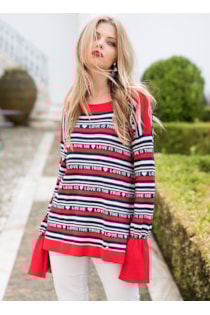 Camisón de tricot extragrande