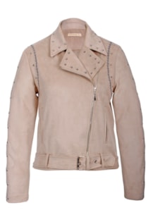 Blusão biker com tachas