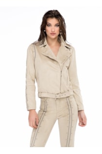 Blusão biker com tachas