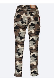 Calças estampado de camuflagem