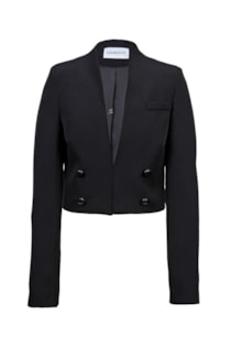 Blazer curto com botões