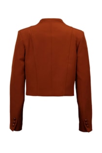 Blazer curto com botões
