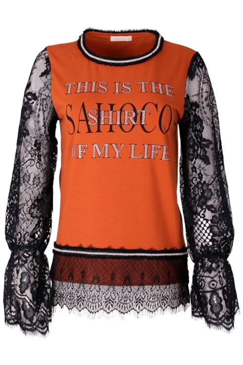 Camisola com renda