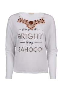 Camisola com colar removível