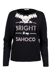 Camisola com colar removível