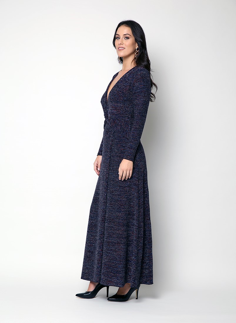 Vestido de lurex