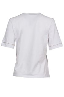 T-shirt com corrente brilhante