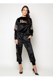 Camisola com detalhe em lantejoulas
