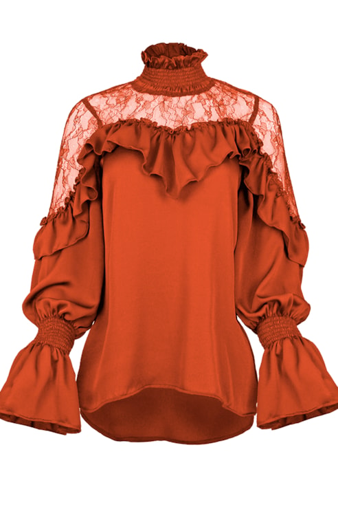Camisa gola subida