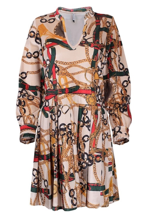 Printed short dress
