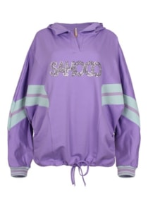 Sweatshirt de malha com capuz