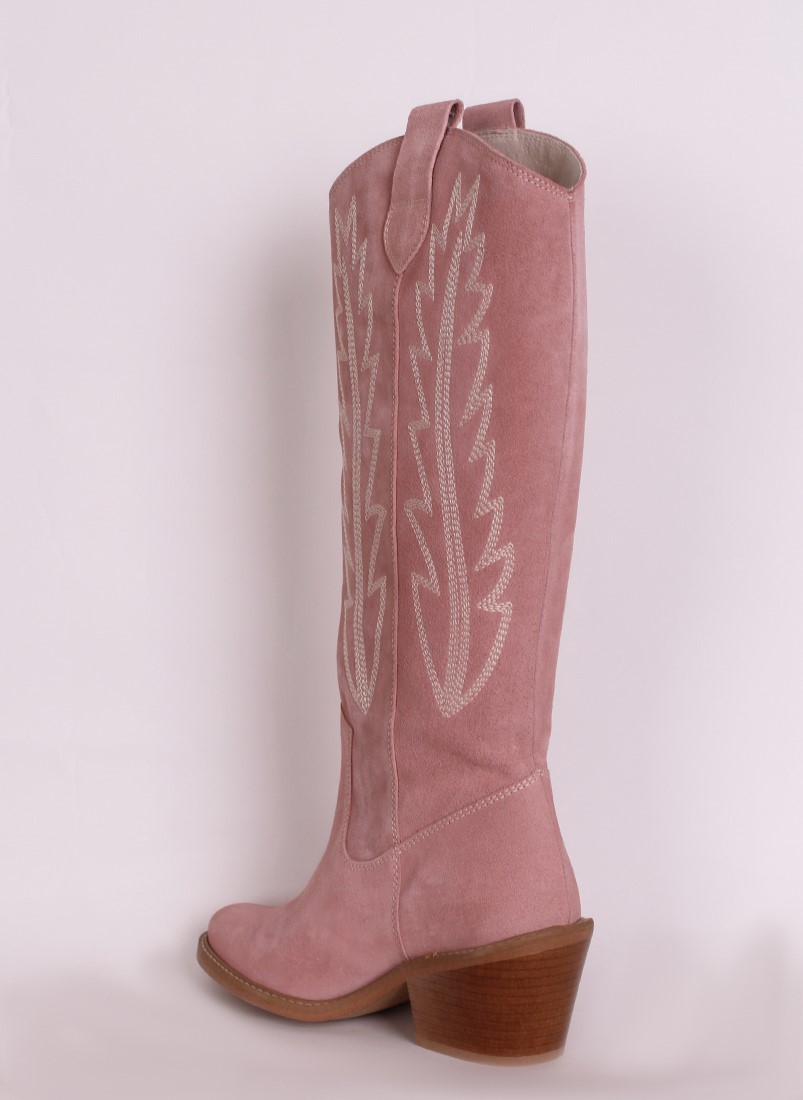 Botas de tacão estilo Cowboy