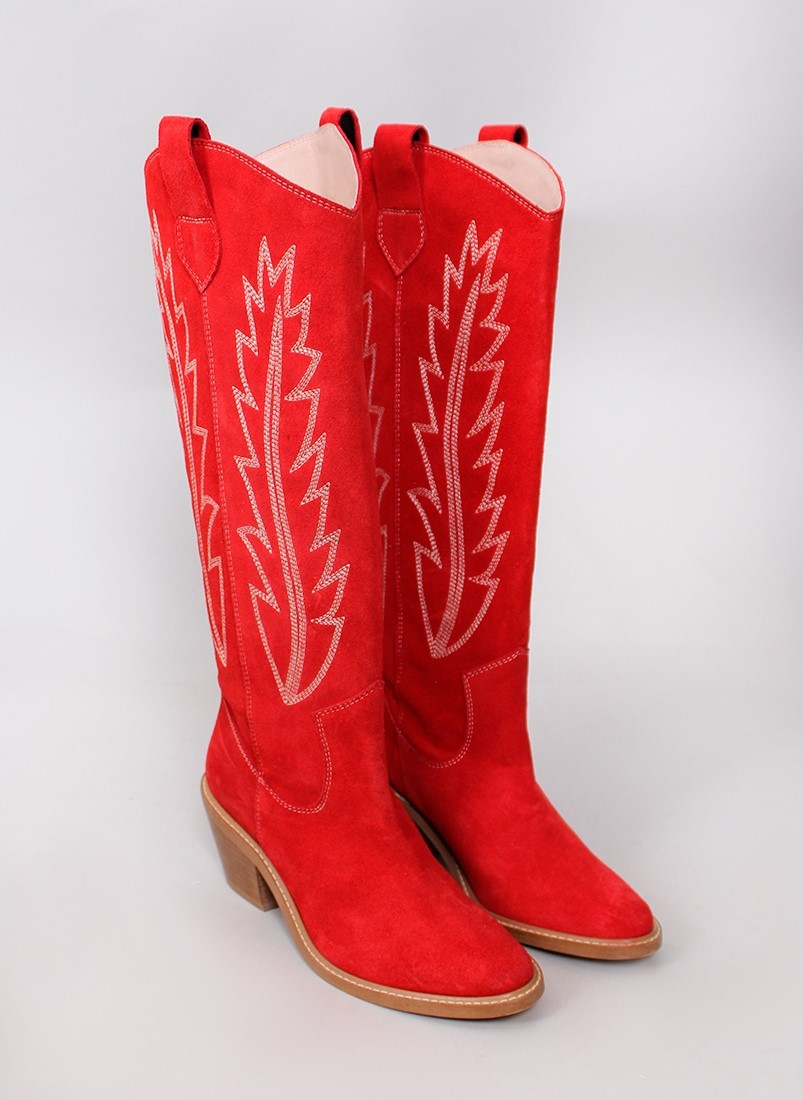 Botas de tacão estilo Cowboy