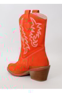 Botins de tacão estilo Cowboy