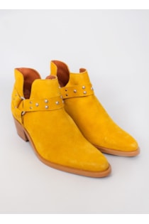Botins com tacão Cowboy