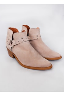 Botins com tacão Cowboy