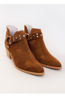 Botins com tacão Cowboy
