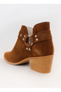 Botins com tacão Cowboy