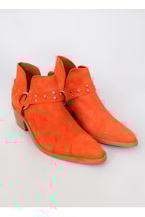 Botins com tacão Cowboy