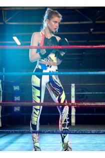 Leggings com padrão estampado